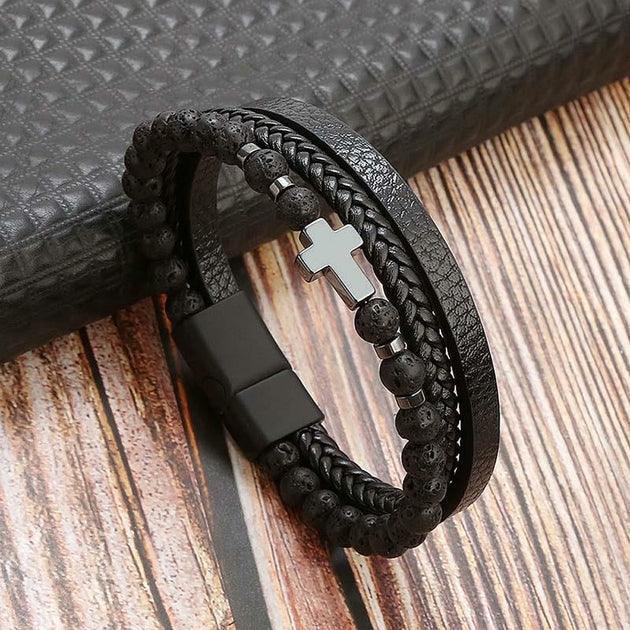 Bracelets Homme en cuir Business Class - Bijoux GoHappy