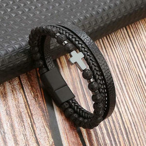 Bracelets Homme en cuir Business Class - Bijoux GoHappy