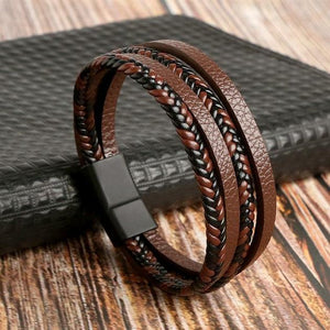 Bracelets Homme en cuir Business Class - Bijoux GoHappy