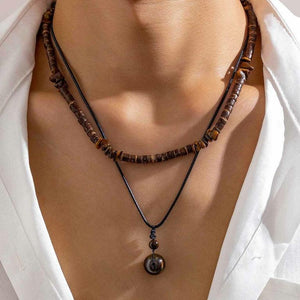 Collier pendentif en Pierre naturelle pour homme - Bijoux GoHappy