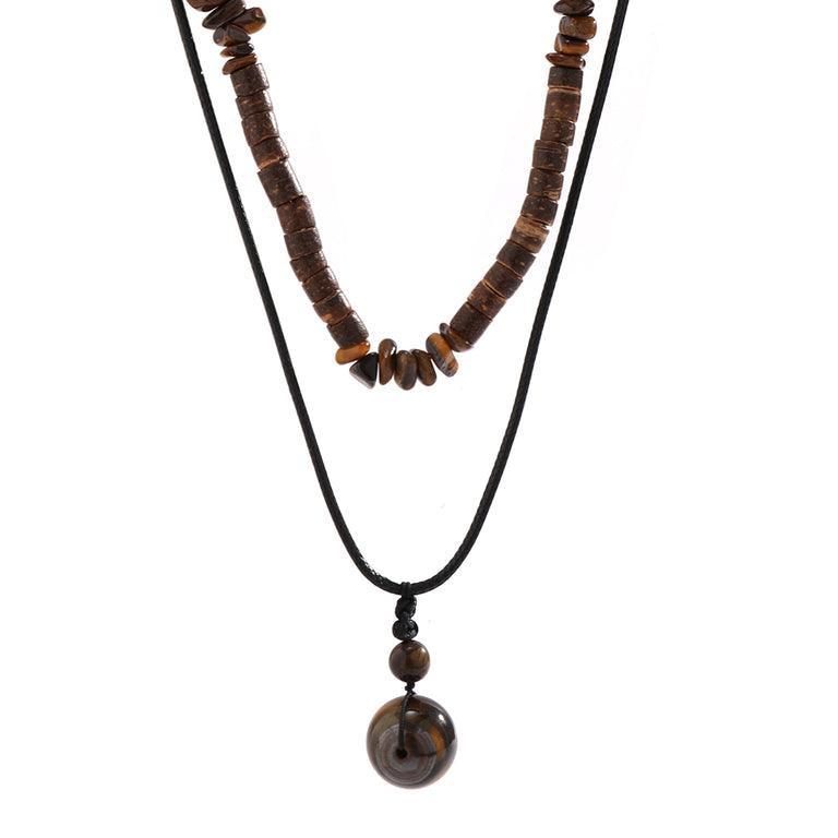 Collier pendentif en Pierre naturelle pour homme