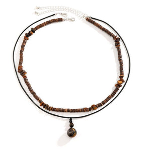 Collier pendentif en Pierre naturelle pour homme - Bijoux GoHappy