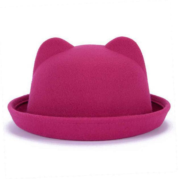 Chapeau feutrine Oreilles de Chat - chapeau GoHappy