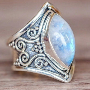 Bague Aphrodite en Pierre de Lune - Bijoux GoHappy