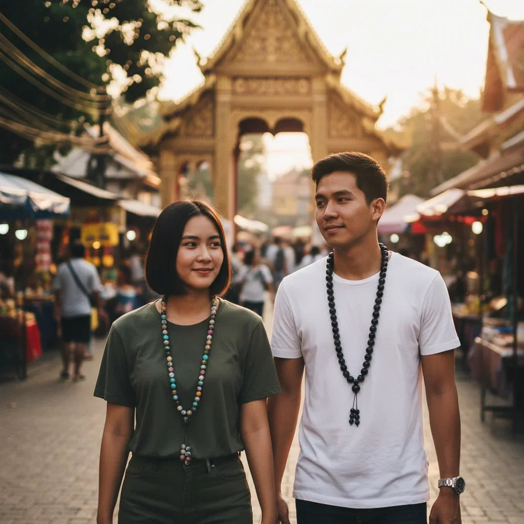 Atlas Stones colliers 108 perles pierres naturelles - collier GoHappy