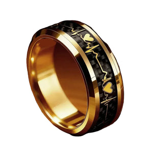 Bagues Iron Soul Homme Anneau Large Multicolore Collection - bague homme GoHappy