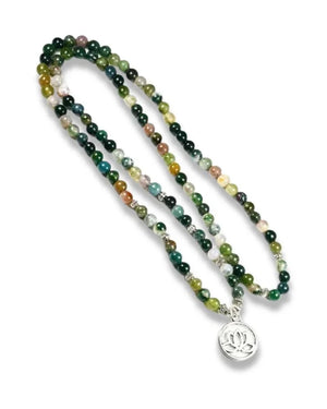 Bracelet MALA 108 perles vert - Bijoux GoHappy