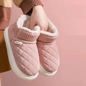 Chaussures chaudes matelassées en coton - Confort ultime pour l’hiver - Chaussons GoHappy