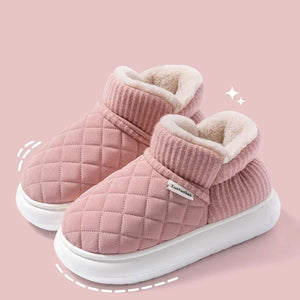Chaussures chaudes matelassées en coton - Confort ultime pour l’hiver - Chaussons GoHappy
