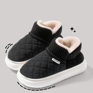 Chaussures chaudes matelassées en coton - Confort ultime pour l’hiver - Chaussons GoHappy