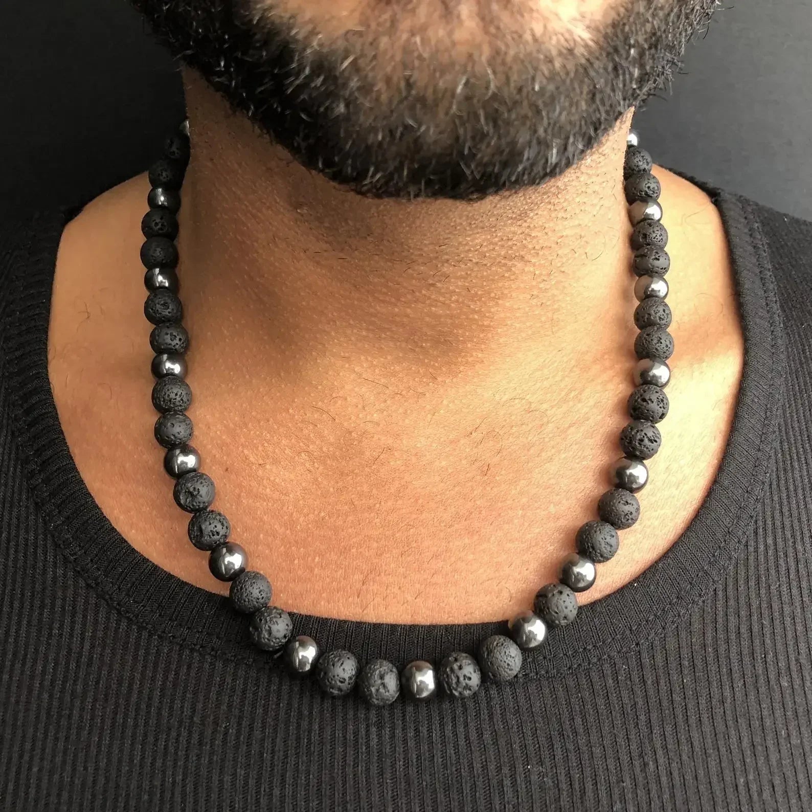 Collier globe-trotter homme perlé – Canggu - collier homme GoHappy