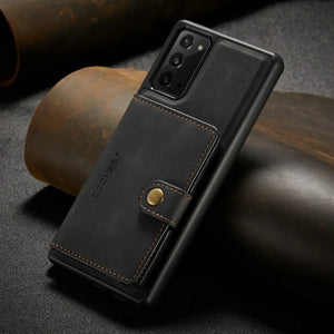 Étui portefeuille magnétique cuir Samsung Galaxy, Coque porte-cartes - coque pour smartphone GoHappy