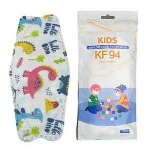 Masques KN95 enfant colorés 4 couches lot de 10 - Masques respiratoires GoHappy