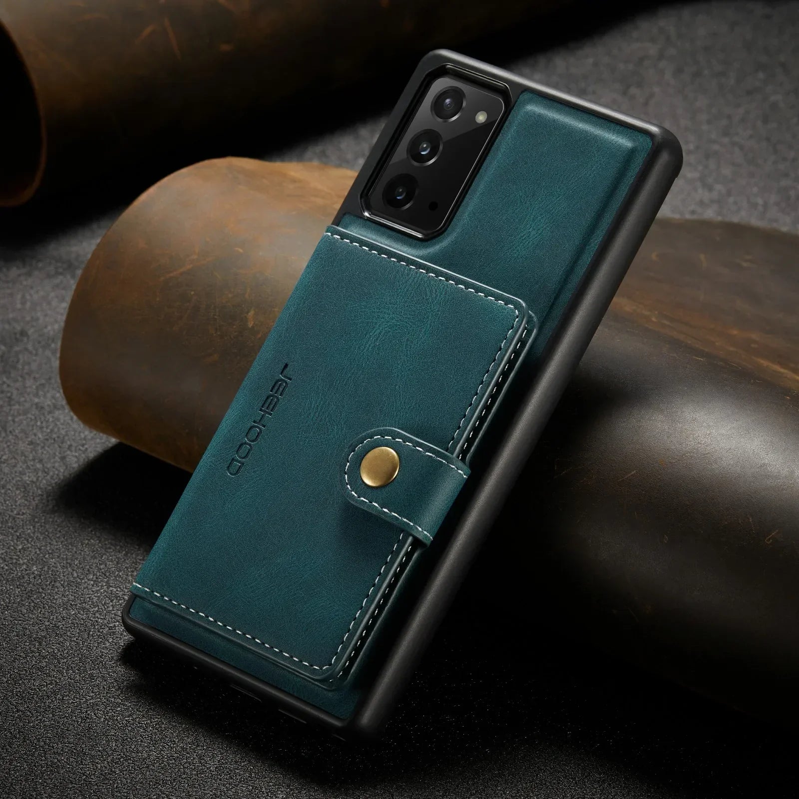 Étui portefeuille magnétique cuir Samsung Galaxy, Coque porte-cartes - coque pour smartphone GoHappy