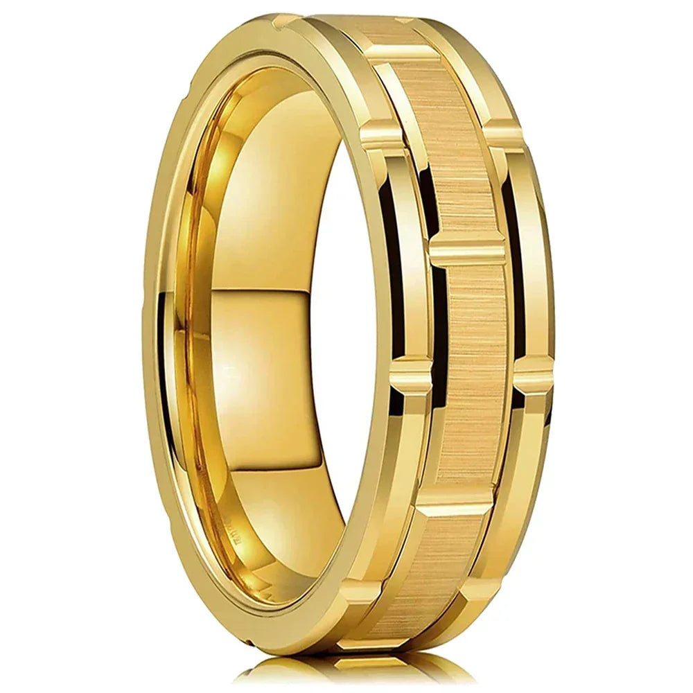 Bagues Iron Soul Homme Anneau Large Multicolore Collection - bague homme GoHappy