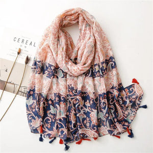 64 Foulards en Coton Look Décontracté et Chic - foulard GoHappy