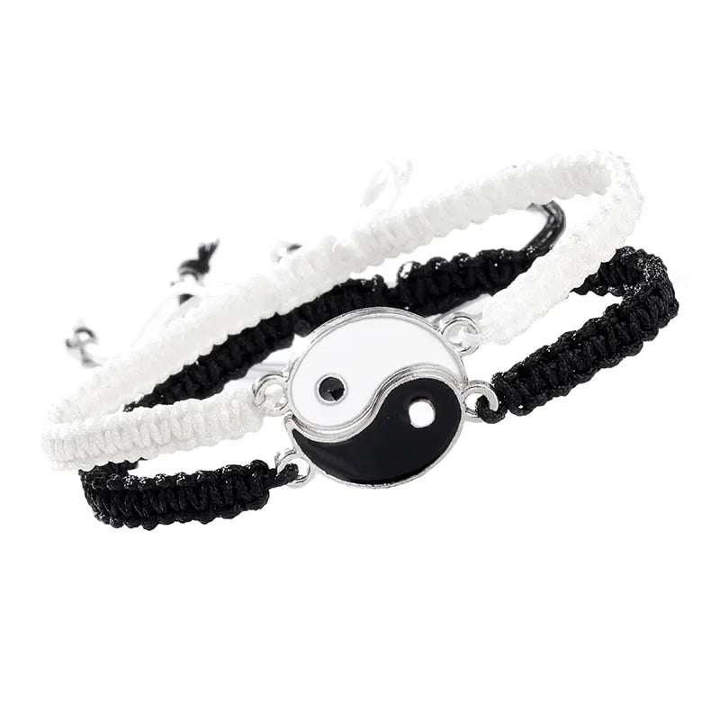 Bracelet Yin-Yang pour couple – Équilibre, lien et harmonie