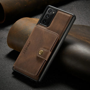Étui portefeuille magnétique cuir Samsung Galaxy, Coque porte-cartes - coque pour smartphone GoHappy