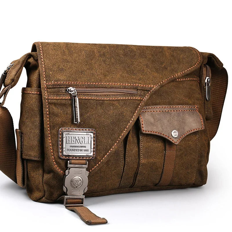 Modèle Brun Héritage du sac bandoulière Gaspard
