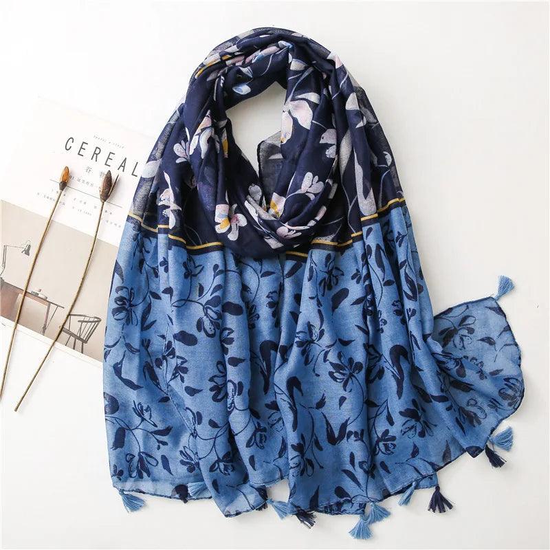 64 Foulards en Coton Look Décontracté et Chic - foulard GoHappy