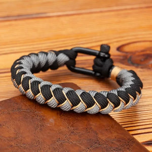 Canyon Lock bracelet corde tressée fermoir sécurité - bracelet corde de survie GoHappy