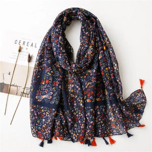 64 Foulards en Coton Look Décontracté et Chic - foulard GoHappy