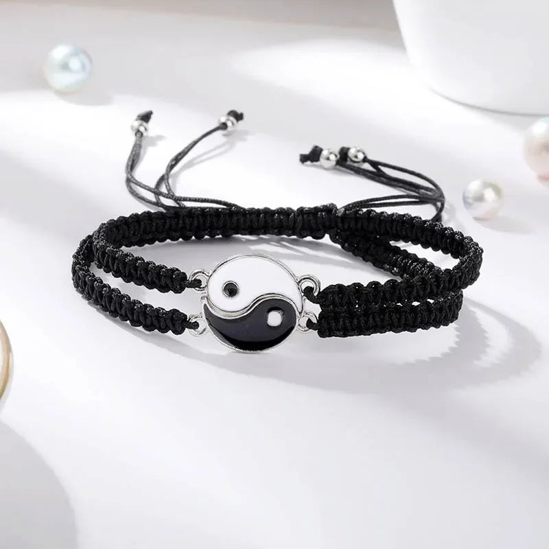 Bracelet Yin-Yang pour couple – Équilibre, lien et harmonie - Bijou Bracelet GoHappy