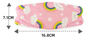 Masques KN95 enfant colorés 4 couches lot de 10 - Masques respiratoires GoHappy