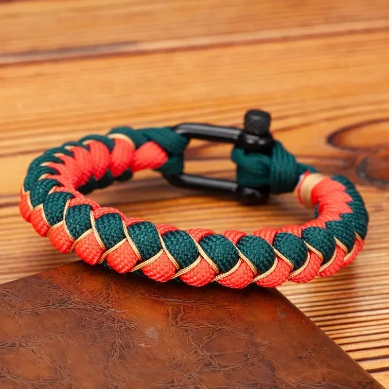 Canyon Lock bracelet corde tressée fermoir sécurité - bracelet corde de survie GoHappy