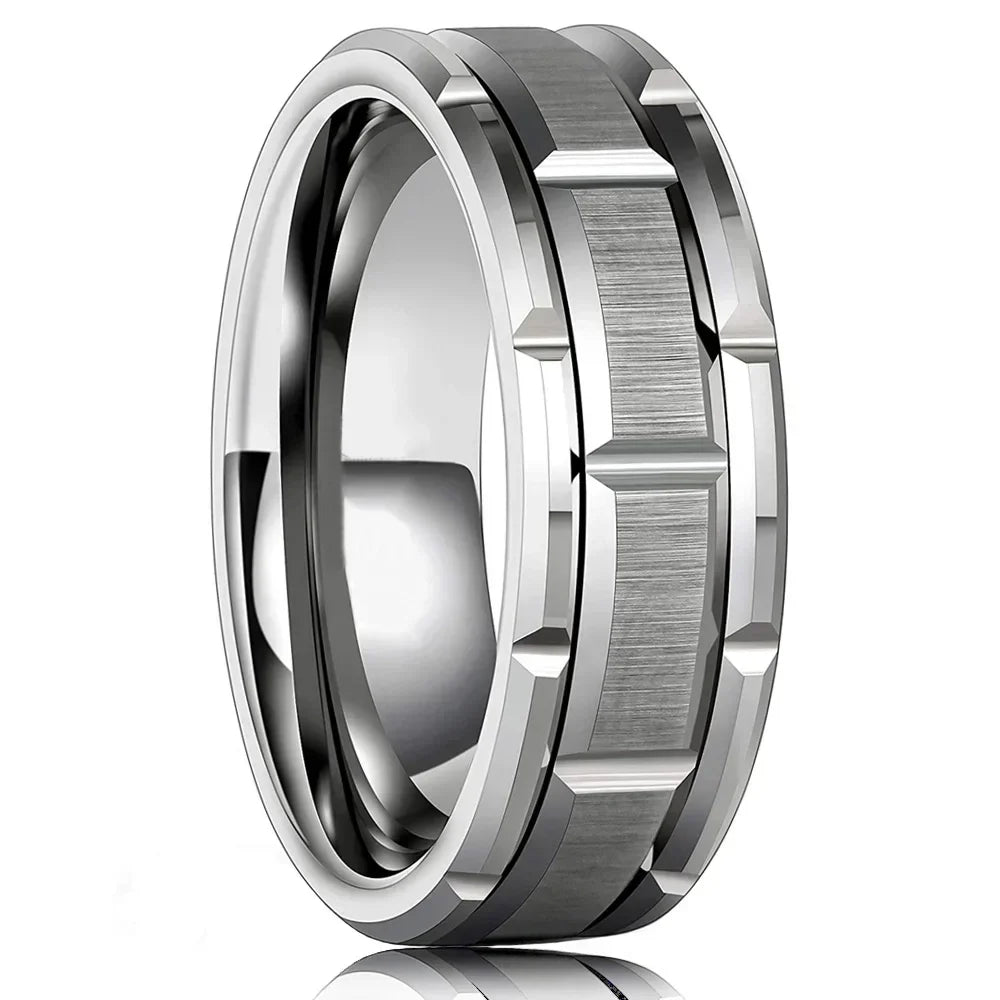 Bagues Iron Soul Homme Anneau Large Multicolore Collection - bague homme GoHappy