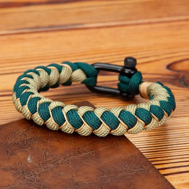 Canyon Lock bracelet corde tressée fermoir sécurité - bracelet corde de survie GoHappy