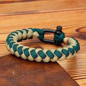 Canyon Lock bracelet corde tressée fermoir sécurité - bracelet corde de survie GoHappy
