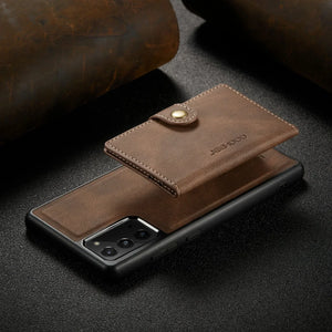 Étui portefeuille magnétique cuir Samsung Galaxy, Coque porte-cartes - coque pour smartphone GoHappy