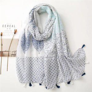 64 Foulards en Coton Look Décontracté et Chic - foulard GoHappy