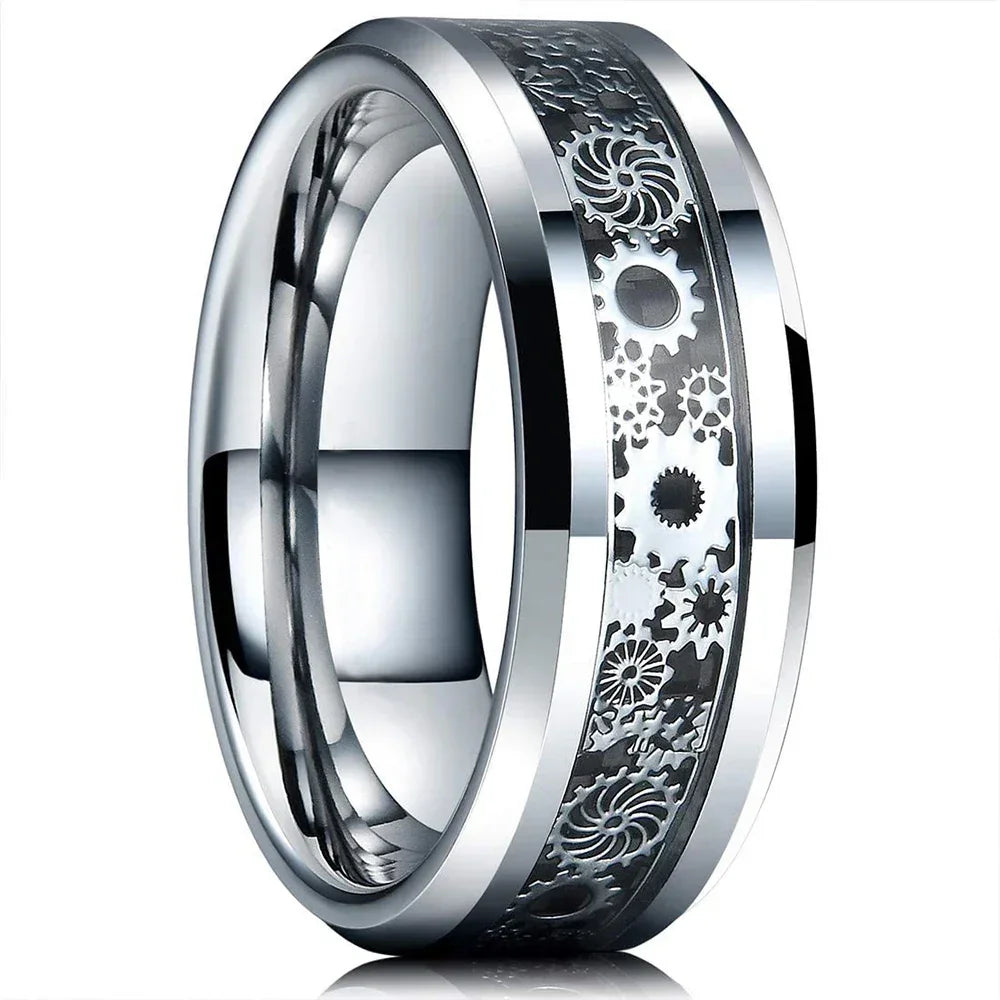 Bagues Iron Soul Homme Anneau Large Multicolore Collection - bague homme GoHappy
