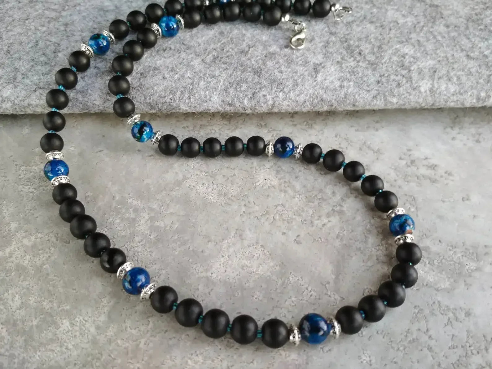 Collier homme surfeur perles naturelles – Tulum - collier homme GoHappy