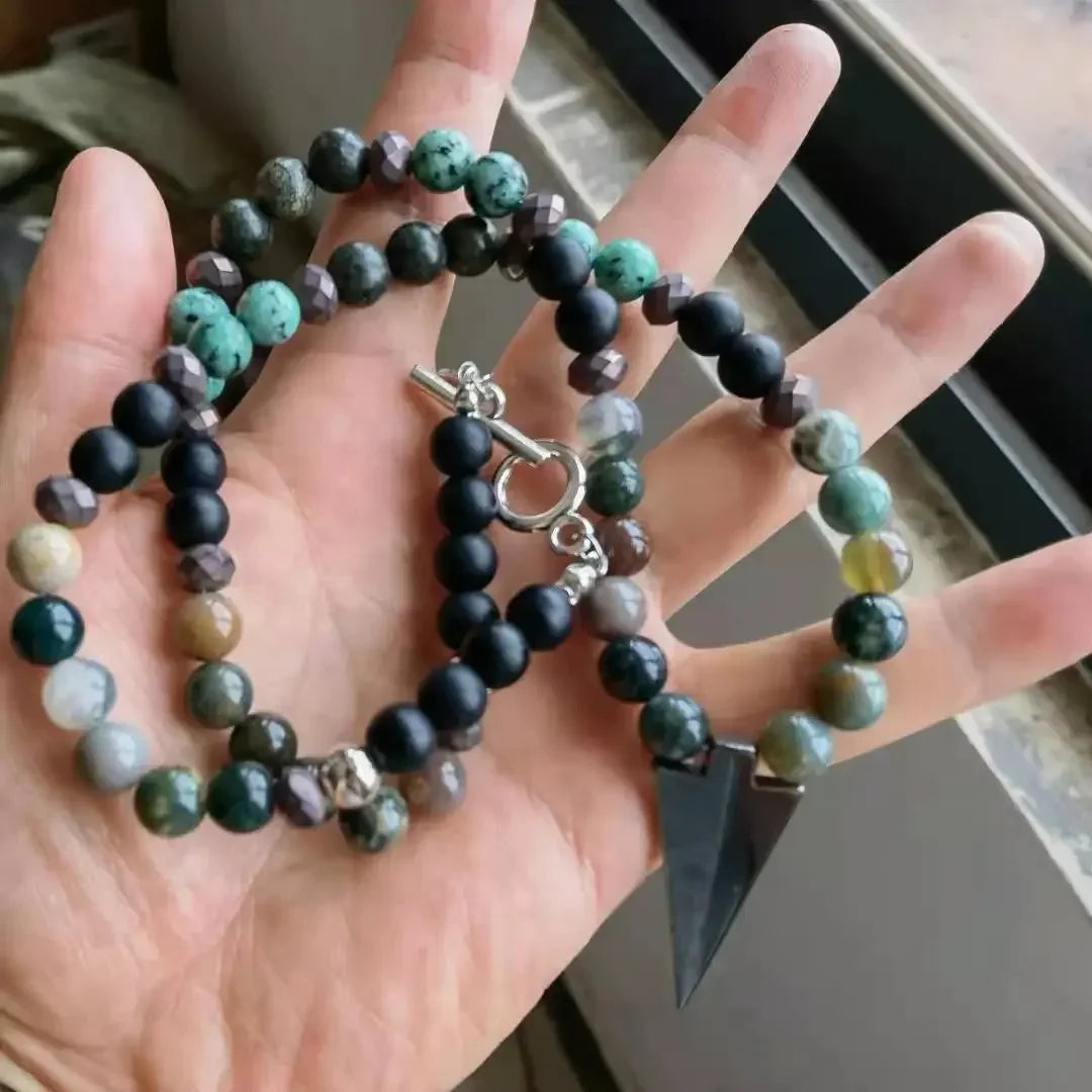 Collier perlé homme look détendu – Essaouira - collier homme GoHappy