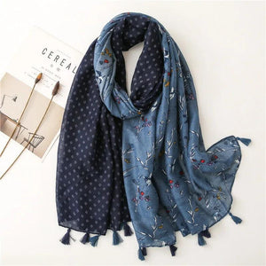 64 Foulards en Coton Look Décontracté et Chic - foulard GoHappy