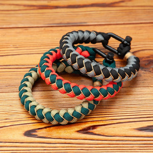 Canyon Lock bracelet corde tressée fermoir sécurité - bracelet corde de survie GoHappy