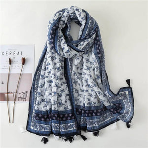 64 Foulards en Coton Look Décontracté et Chic - foulard GoHappy