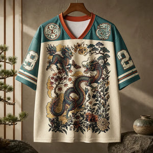 Kyoto Legends T-shirts homme col V motifs japonais - t-shirt homme GoHappy