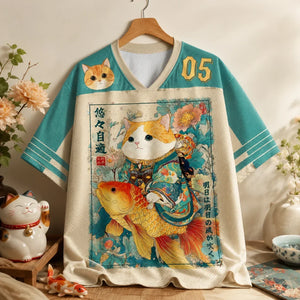 Kyoto Legends T-shirts homme col V motifs japonais - t-shirt homme GoHappy