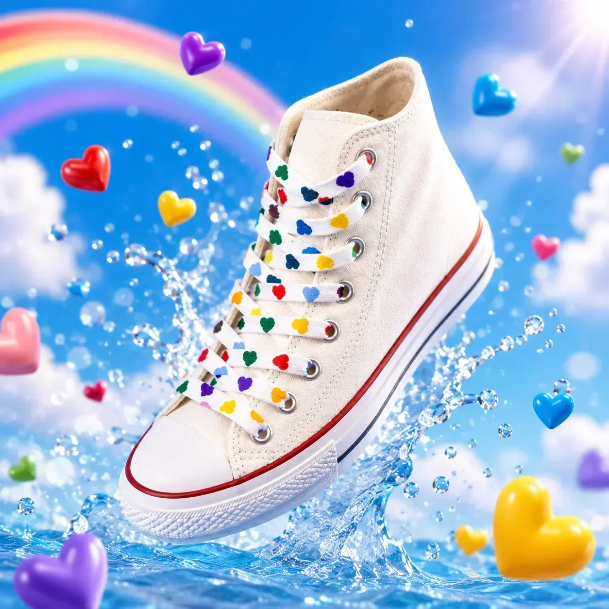 Lacets plats fun motifs cartoon sneakers originales - lacets de sneakers GoHappy