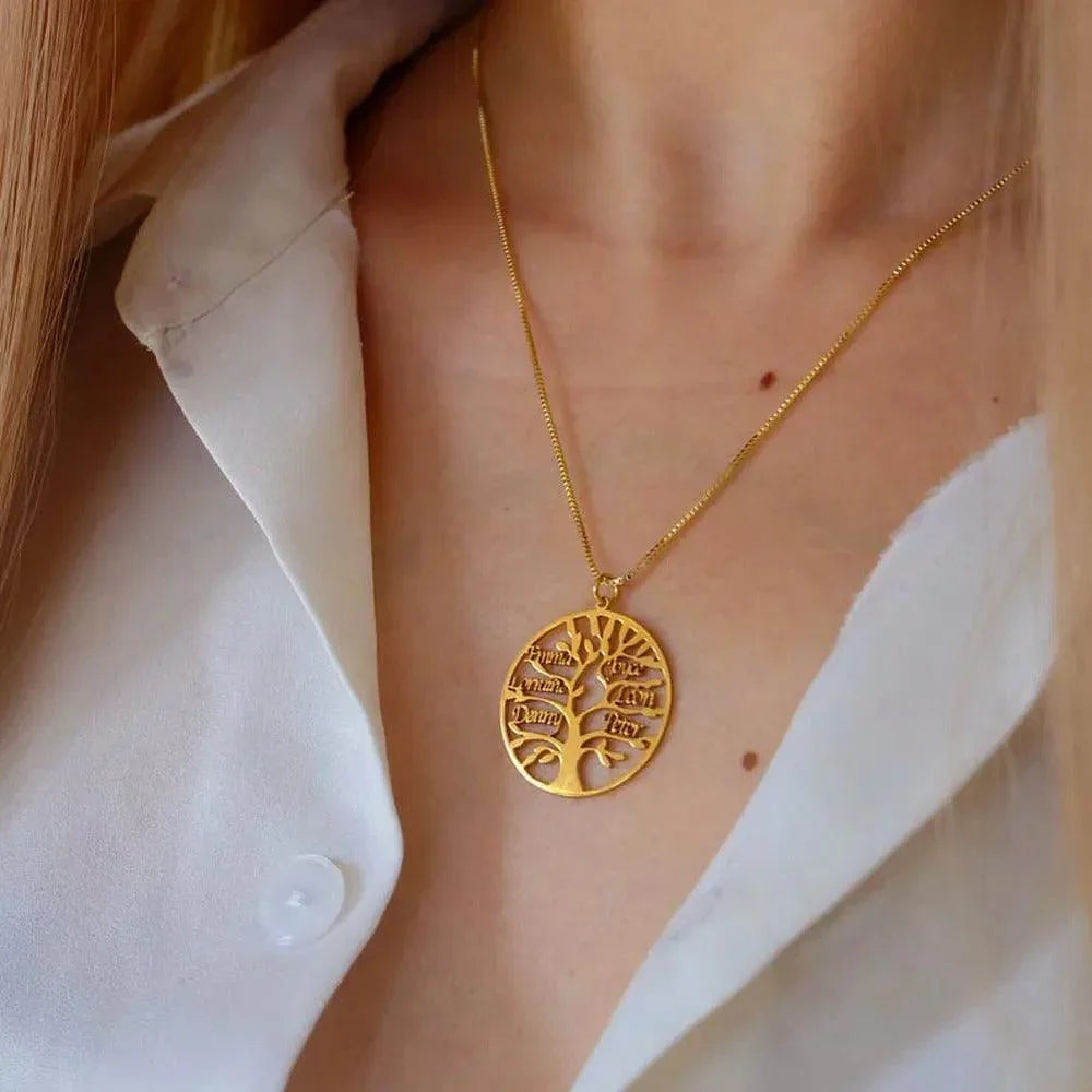 Mon collier personnalisé ARBRE DE VIE - Bijoux GoHappy