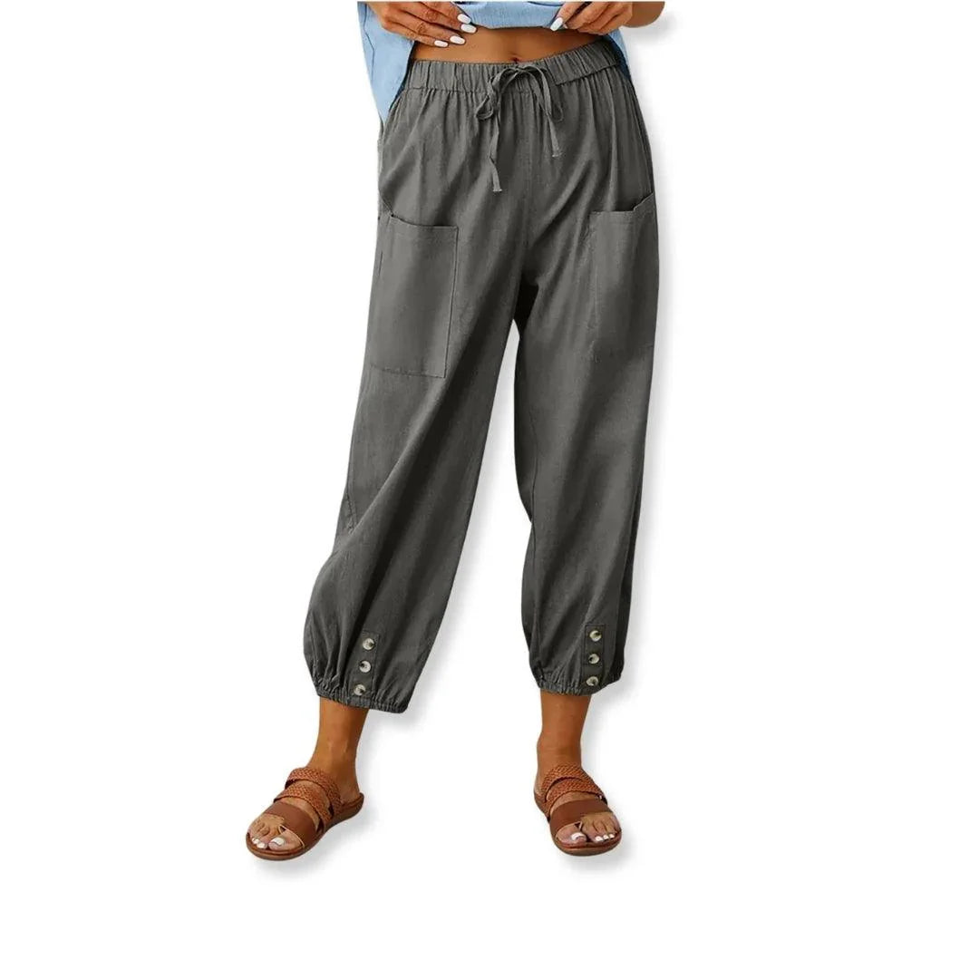 Pantalon Large Sarouel uni RELAX - Pantalon GoHappy