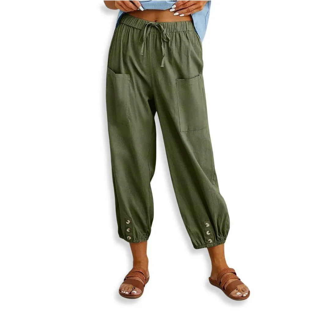 Pantalon Large Sarouel uni RELAX - Pantalon GoHappy