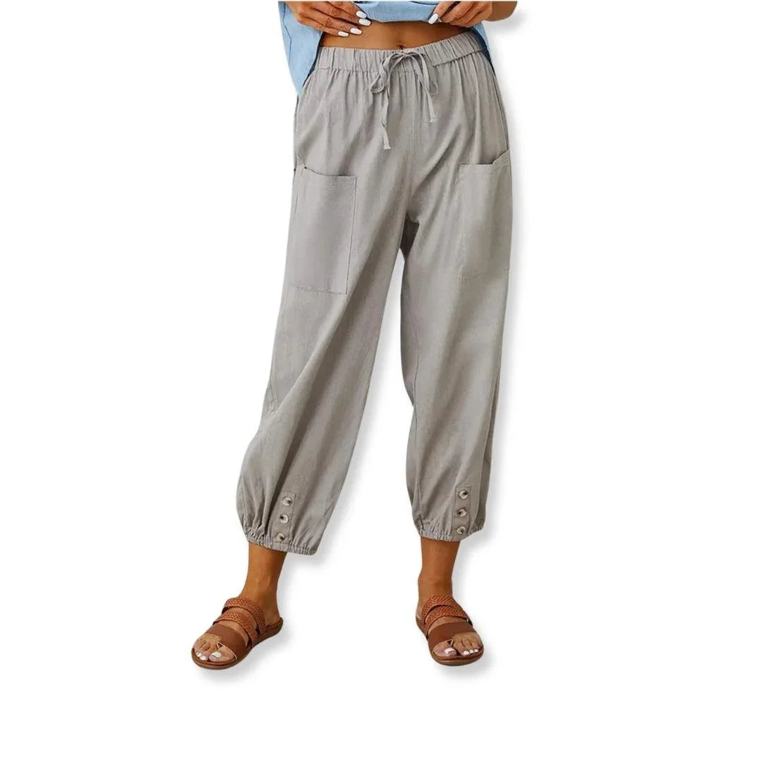 Pantalon Large Sarouel uni RELAX - Pantalon GoHappy