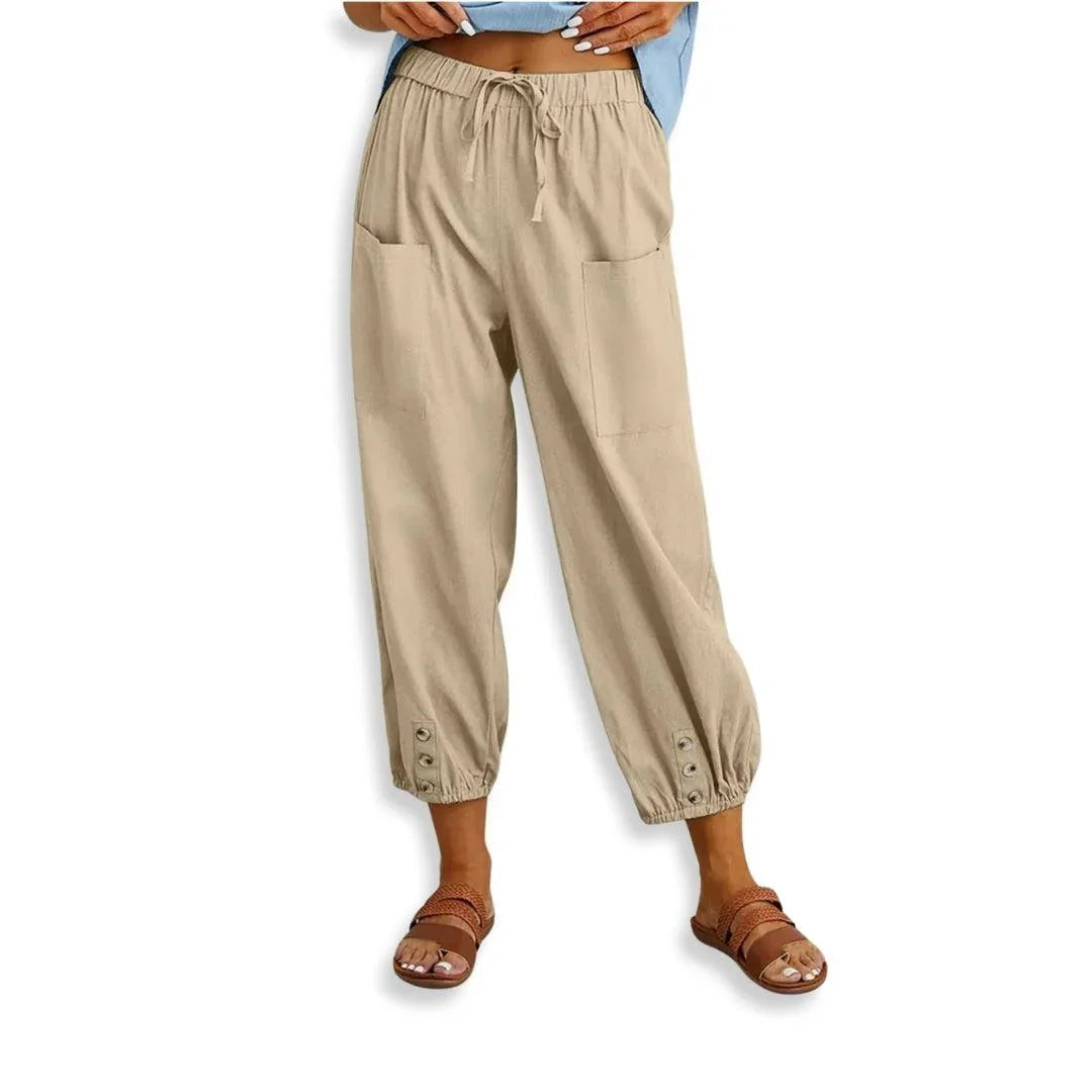 Pantalon Large Sarouel uni RELAX - Pantalon GoHappy