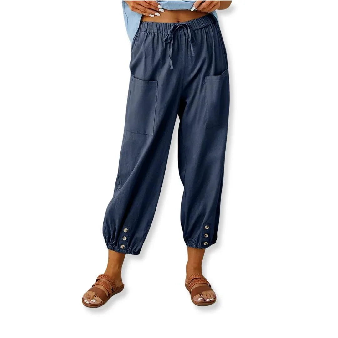Pantalon Large Sarouel uni RELAX - Pantalon GoHappy