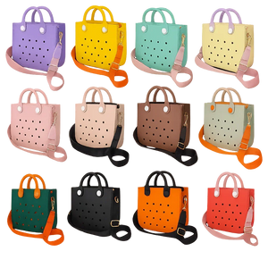 Portofino cabas EVA rigide perforé multicolore - sac perforé EVA GoHappy